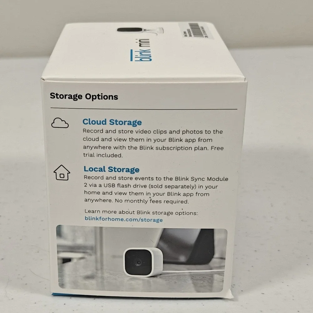 Blink Mini Indoor Plug-In Live HD Smart Security Camera (New in Box)